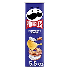 Pringles Everything Bagel Potato Crisps Chips, 5.5 oz