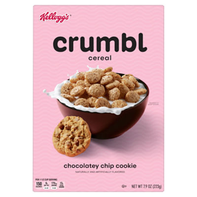 Kellogg's Crumbl Chocolatey Chip Cookie Cereal, 7.9 oz