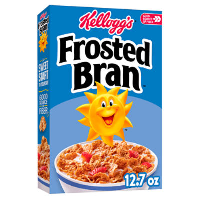 Kellogg's Frosted Bran Original Breakfast Cereal, 12.7 oz, 12.7 Ounce