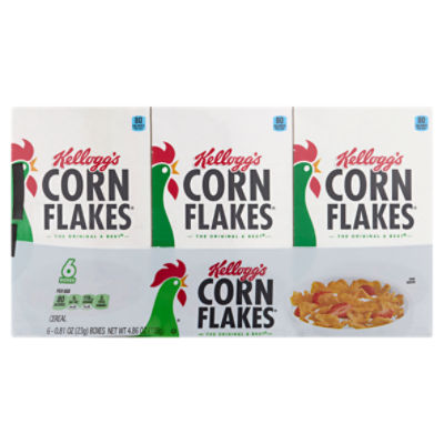 Kellogg's Corn Flakes Cereal, 0.81 oz, 6 count