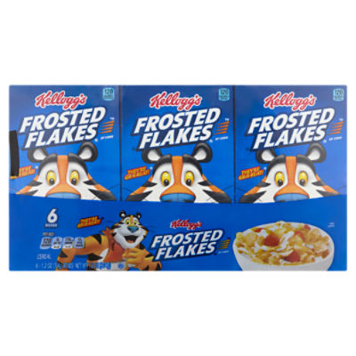 Kellogg's Frosted Flakes of Corn Cereal, 1.2 oz, 6 count