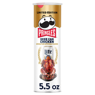 Pringles Beer Can Chicken Potato Crisps, 5.5 oz