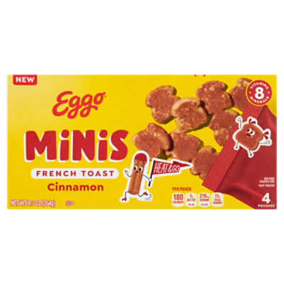 Eggo Minis Cinnamon French Toast, 4 count, 9.3 oz