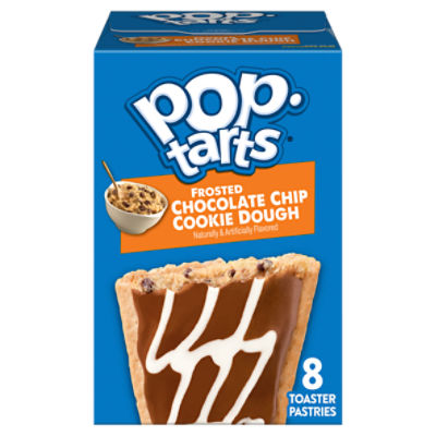 Pop-Tarts Frosted Chocolate Chip Cookie Dough Toaster Pastries, 8 count, 13.5 oz