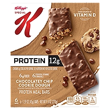 Kellogg's Special K Chocolatey Chip Chewy Protein Bars, 9.5 oz, 6 Count
