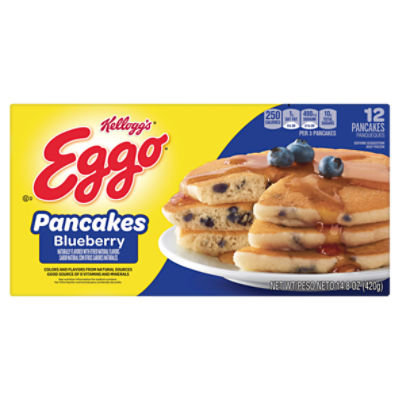 Eggo Blueberry Frozen Pancakes, 14.8 oz, 12 Count