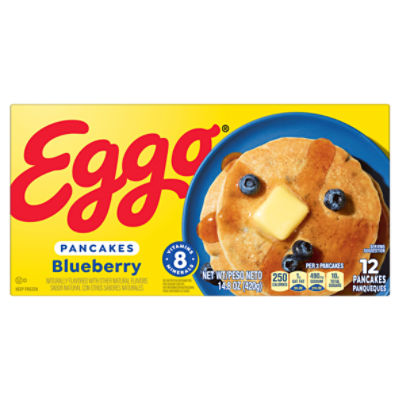 Eggo Blueberry Frozen Pancakes, 14.8 oz, 12 Count