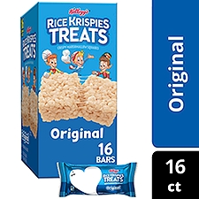 Rice Krispies Treats Original Crispy Marshmallow Squares, 12.4 oz, 16 Count, 12.4 Ounce
