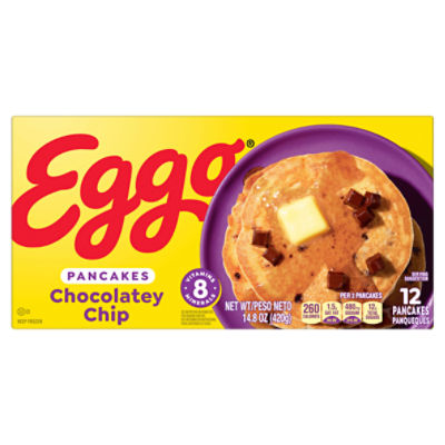Eggo Chocolatey Chip, Pancakes