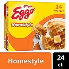 Eggo Homestyle Frozen Waffles, 29.6 oz, 24 Count, 29.6 Ounce