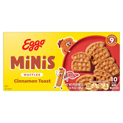 Eggo Cinnamon Toast Frozen Mini Waffles, 10.75 oz, 40 Count