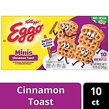 Eggo Cinnamon Toast Frozen Mini Waffles, 10.75 oz, 40 Count, 10.75 Ounce