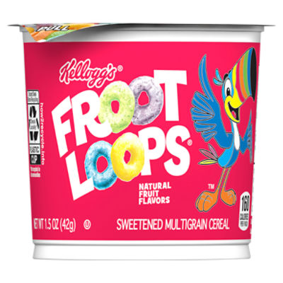 Kellogg's Froot Loops Original Cold Breakfast Cereal, 1.5 oz