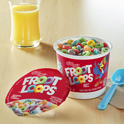 Fruity Froot Loops - Crunchy Breakfast Cereal