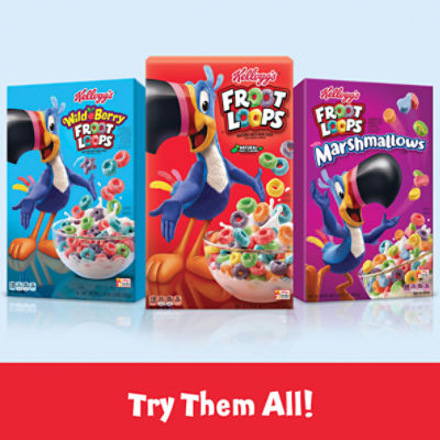 Kellogg's Froot Loops Sweetened Multigrain Cereal, 1.5 oz