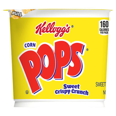 Kellogg's Corn Pops Original Cold Breakfast Cereal, 1.5 oz, 1.5 Ounce