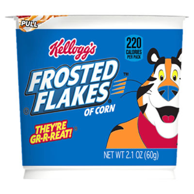 Kellogg's Frosted Flakes Original Breakfast Cereal, Family Size, 13.5 oz Box