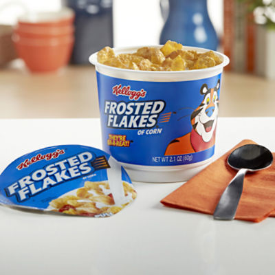 Kelloggs Frosted Flakes Cereal In A Cup 2.1 Oz Pack Of 6 - Office Depot