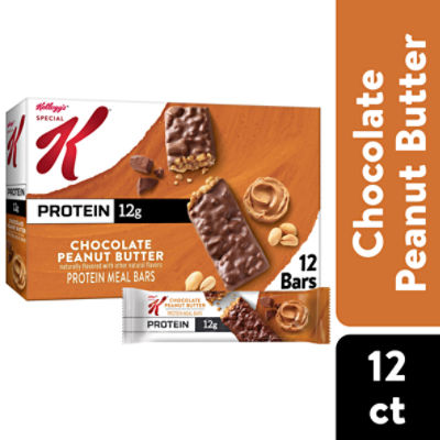 Kellogg's Special K Chocolate Peanut Butter Protein Bars, 19 oz, 12 Count