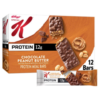 Kellogg's Special K Chocolate Peanut Butter Protein Bars, 19 oz, 12