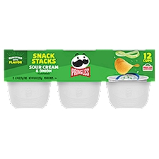 Pringles Lunch Snacks Sour Cream and Onion, Potato Crisps Chips, 0.74 Ounce