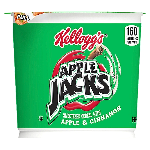 Kellogg's Apple Jacks Original Cold Breakfast Cereal, 1.5 oz