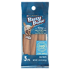 Busy Bone Dog Treats, On the Go Tiny Xtra Small, 1.23 Ounce