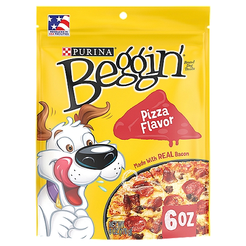 Purina Beggin' Pizza Flavor Dog Treats, 6 oz