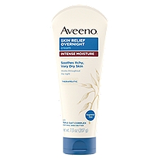 Aveeno Active Naturals Intense Moisture Skin Relief Overnight Cream, 7.3 oz, 7.3 Ounce