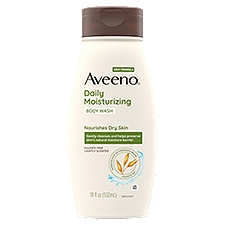 Aveeno Moisturizing Lightly Scented, Body Wash, 18 Fluid ounce
