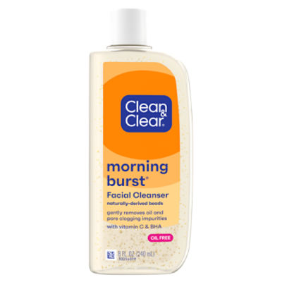 Clean & Clear Morning Burst Facial Cleanser, 8 fl oz, 8 Fluid ounce