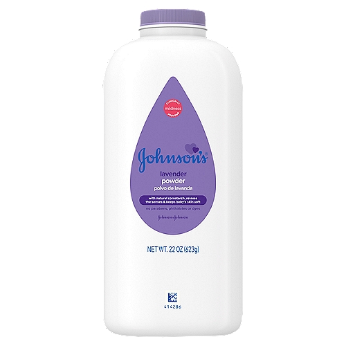 Johnson's Lavender Powder, 22 oz
Clinically Proven® mildness