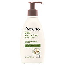 AVEENO Daily Moisturizing Body Lotion with Soothing Oat, 12 Fluid ounce