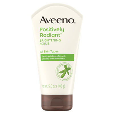 Aveeno Positively Radiant Brightening Scrub, 5.0 oz, 5 Ounce