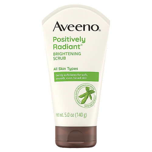 Aveeno Active Naturals Positively Radiant Skin Brightening Daily Scrub, 5.0 oz