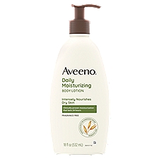 Aveeno Daily Moisturizing Fragrance Free, Lotion, 18 Fluid ounce