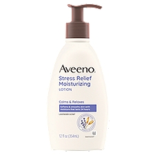 AVEENO Stress Relief Body Lotion - Lavender & Chamomile, 12 Fluid ounce