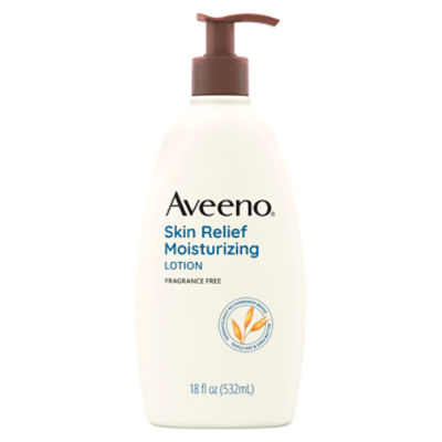 Aveeno Skin Relief Moisturizing Body Lotion Fragrance Free, 18 Fl. Oz