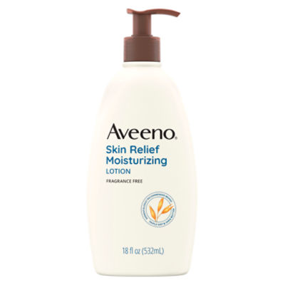 Aveeno Fragrance Free Skin Relief Moisturizing Lotion, 18 fl oz