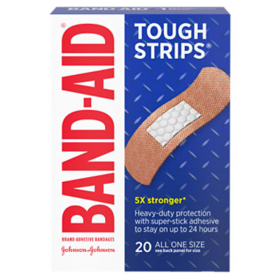 Tough Strips Adhesive Bandages, 20 Count