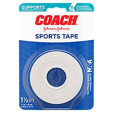 Johnson & Johnson Coach Sports Tape, .5 Inches By 0 Yards, 1 Each