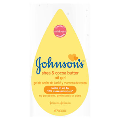 Johnson's Baby Oil Gel With Shea & Cocoa Butter