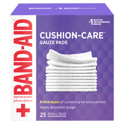 Johnson & Johnson Small Gauze Pads, 25 each