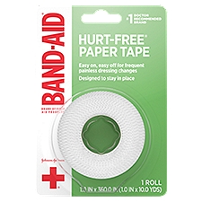 Band-Aid Hurt-Free, Paper Tape, 1 Each