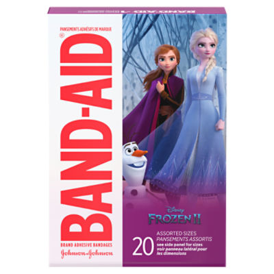 Adhesive Bandages Featuring Disney Frozen, 20 Each