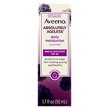 Aveeno Absolutely Ageless Sunscreen Broad Spectrum SPF 30, Daily Moisturizer, 1.7 Fluid ounce