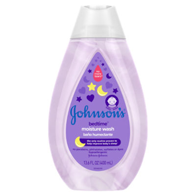 Johnson's Bedtime Baby Moisture Wash, 13.6 fl oz