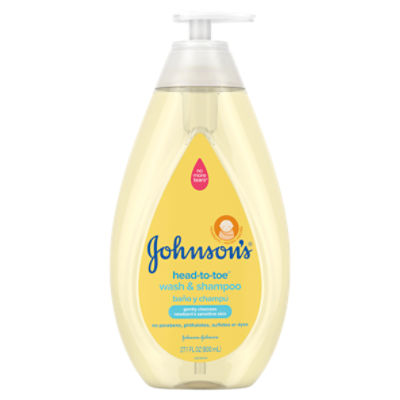 Johnson's Head-To-Toe Tear-Free Baby Body Wash & Shampoo, 27.1 fl. oz