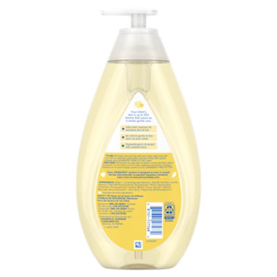 Johnson's CottonTouch Newborn Baby Wash & Shampoo, 27.1 fl. oz 