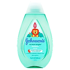 JOHNSON'S BABY No More Tangles Kids Shampoo, Paraben Free, 13.6 Fluid ounce
